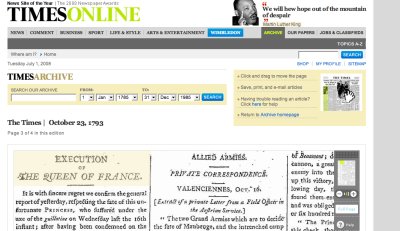Times online Archives