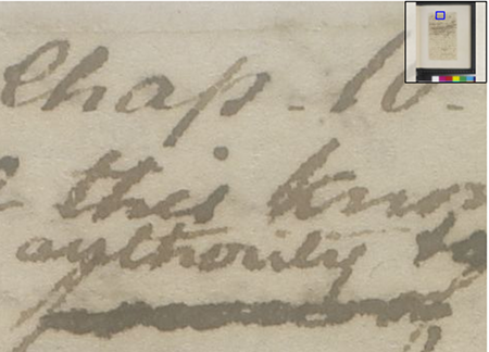 Extrait d’un manuscrit de Jane Austen numérisé