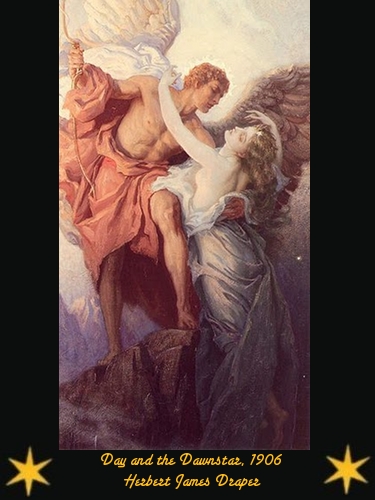 Day and the Dawnstar - Herbert James Draper - 1906 Day and the Dawnstar - Herbert James Draper - 1906