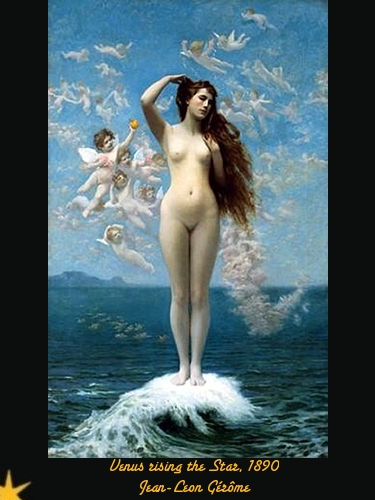 Venus Rising The Star - Jean-Leon Gerome - 1890 Venus Rising The Star - Jean-Leon Gerome - 1890